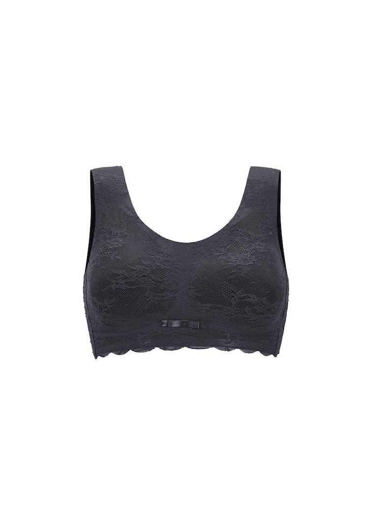 Bustier en dentelle florale