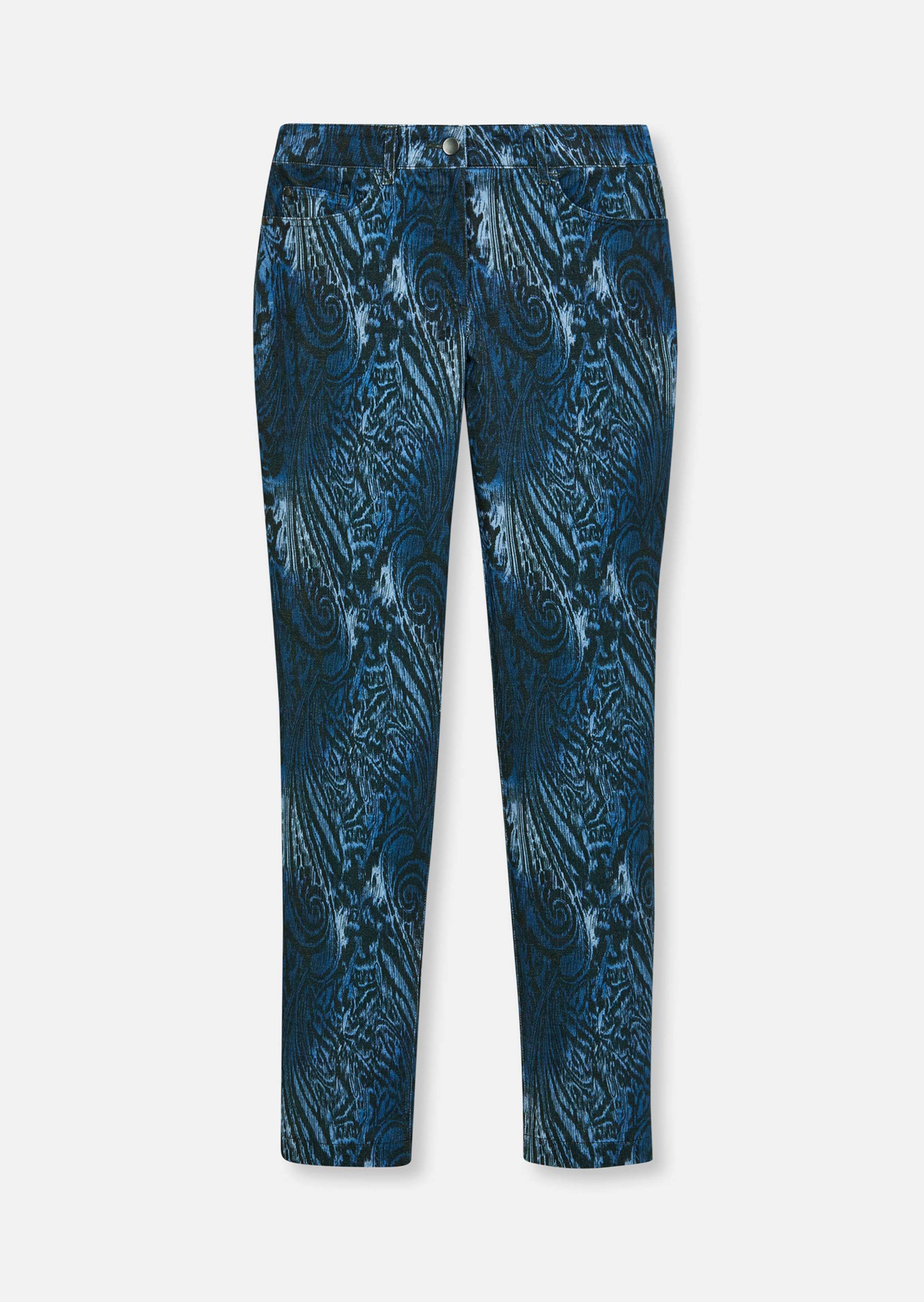 Paisley-Hose in samtiger Stretch-Qualität