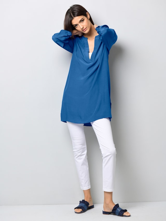 Longbluse mit V-Ausschnitt 3