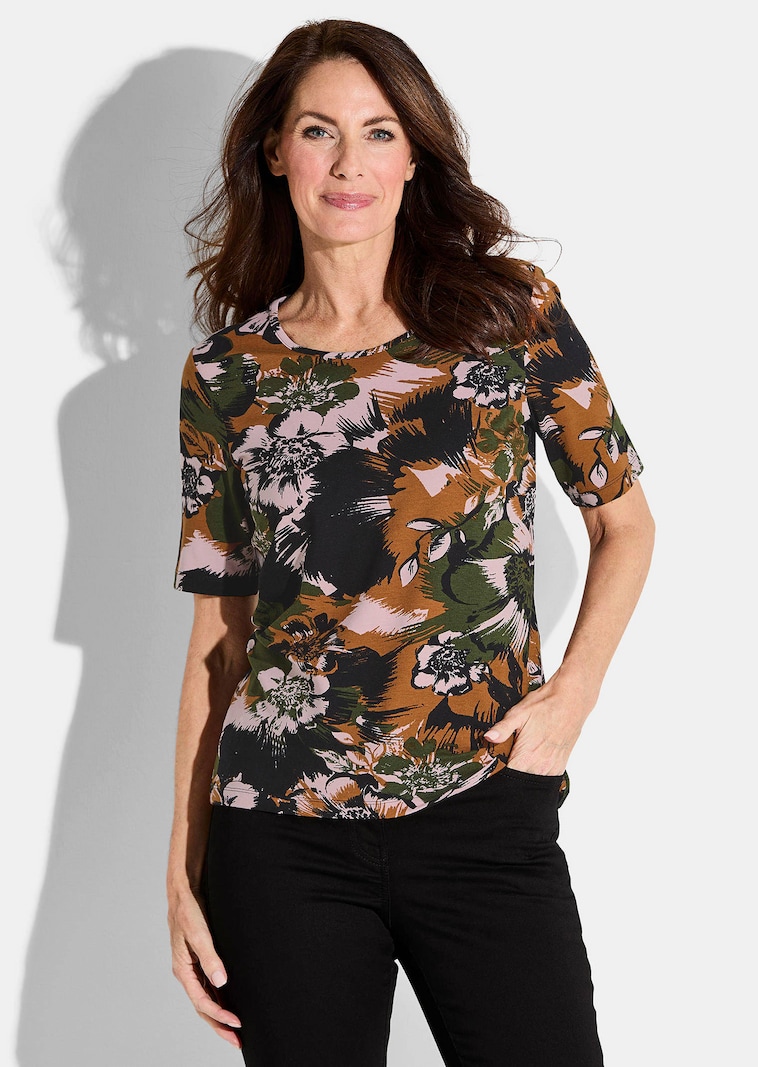 Shirt van aangename viscose