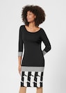Strickkleid mit Hahnentrittmuster thumbnail 1