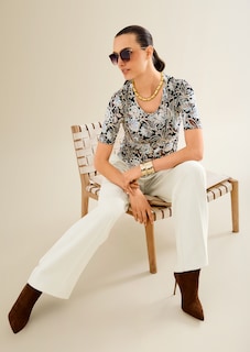 Rundhals-Shirt mit Allover-Print thumbnail 7