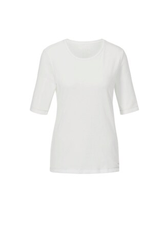 blanc T-shirt en pur coton