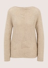 Strick-Pullover mit Struktur und Glanz-Akzenten thumbnail 6