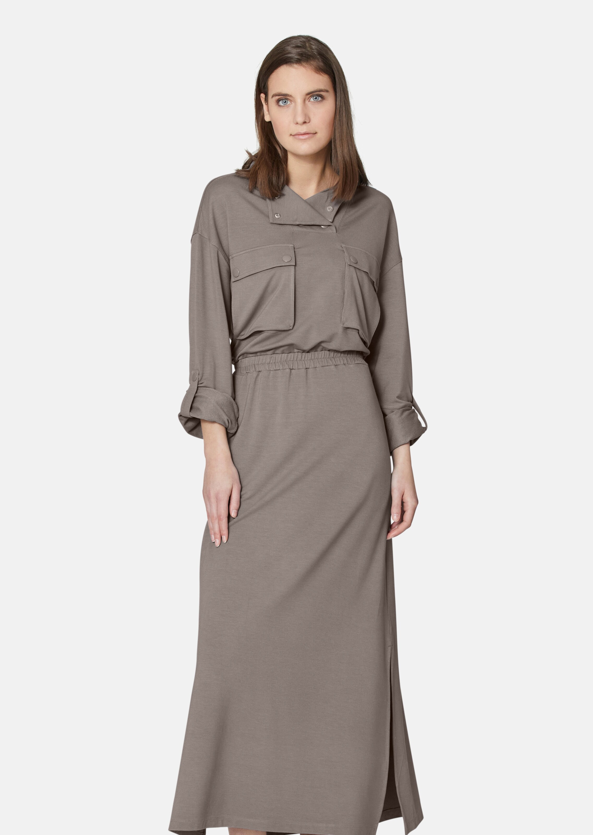 Sweatshirt-Kleid aus komfortablem Jersey-Stretch