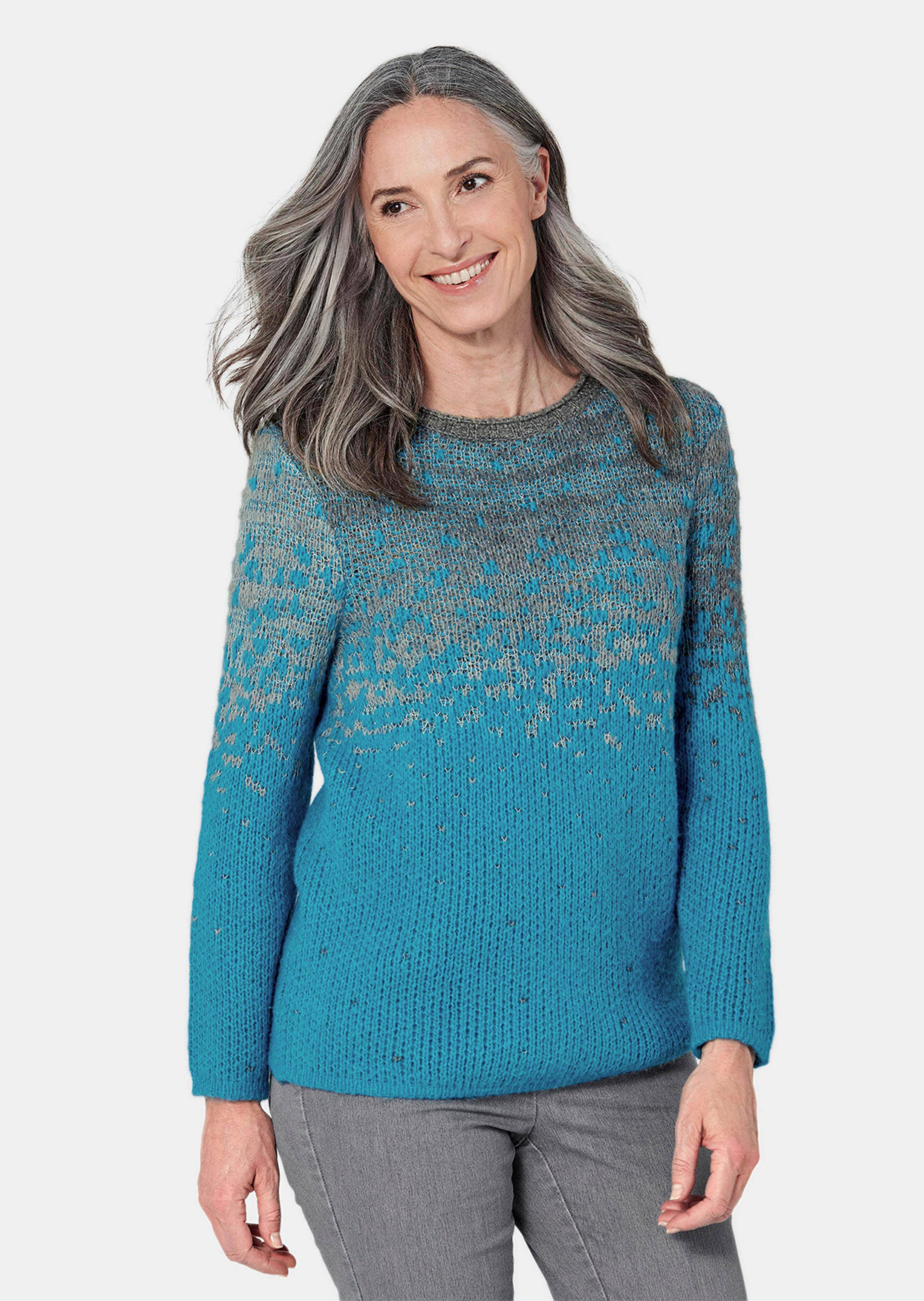 Jacquard Strickpullover