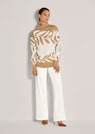 Jacquard-Pullover mit floralem Muster thumbnail 2