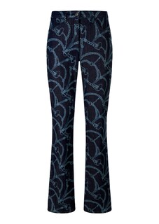 Bedruckte Jeans in gerader Form thumbnail 6