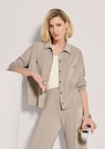 Oversize Hemdbluse mit aufgesetzten Taschen thumbnail 4