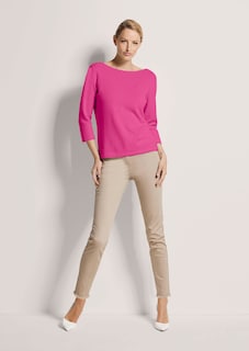 Kaschmirpullover mit U-Boot-Ausschnitt thumbnail 2