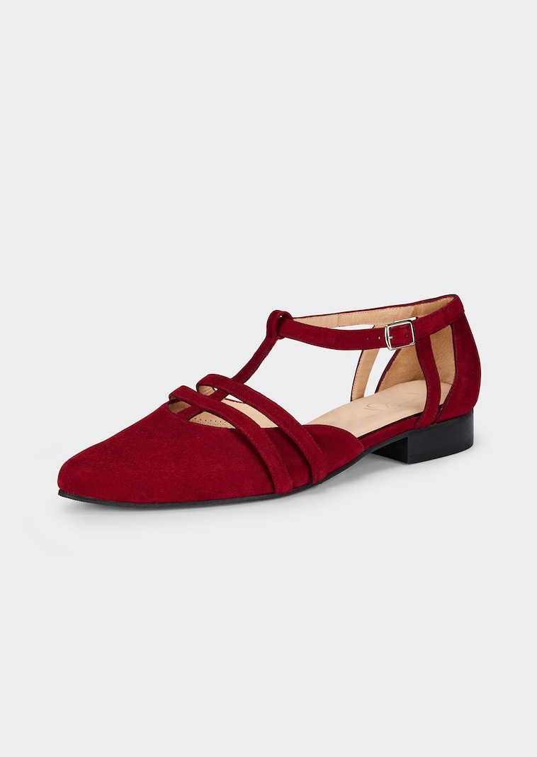 Pumps mit Riemchen in Komfort-Weite