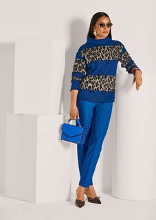 Jacquard-Sweatshirt mit Leo-Design thumbnail 4