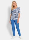 T-shirt en jersey de coton doux avec un imprimé aquarelle thumbnail 2