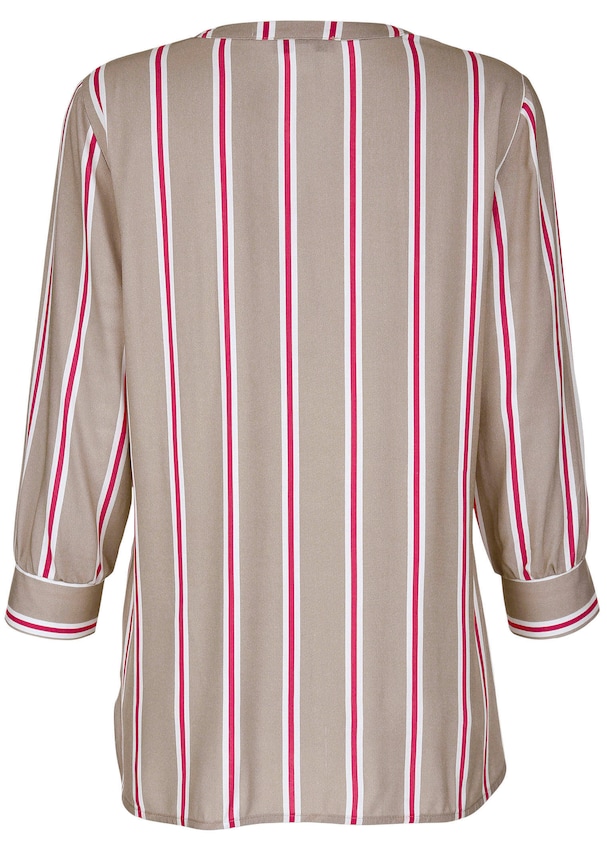 Streifenbluse mit 3/4-Arm 6