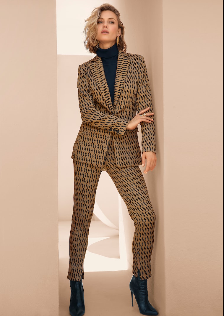 Langer Jersey-Blazer