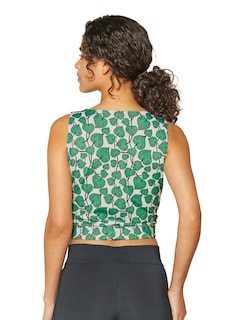 Bustier mit frischem Blätterprint thumbnail 3