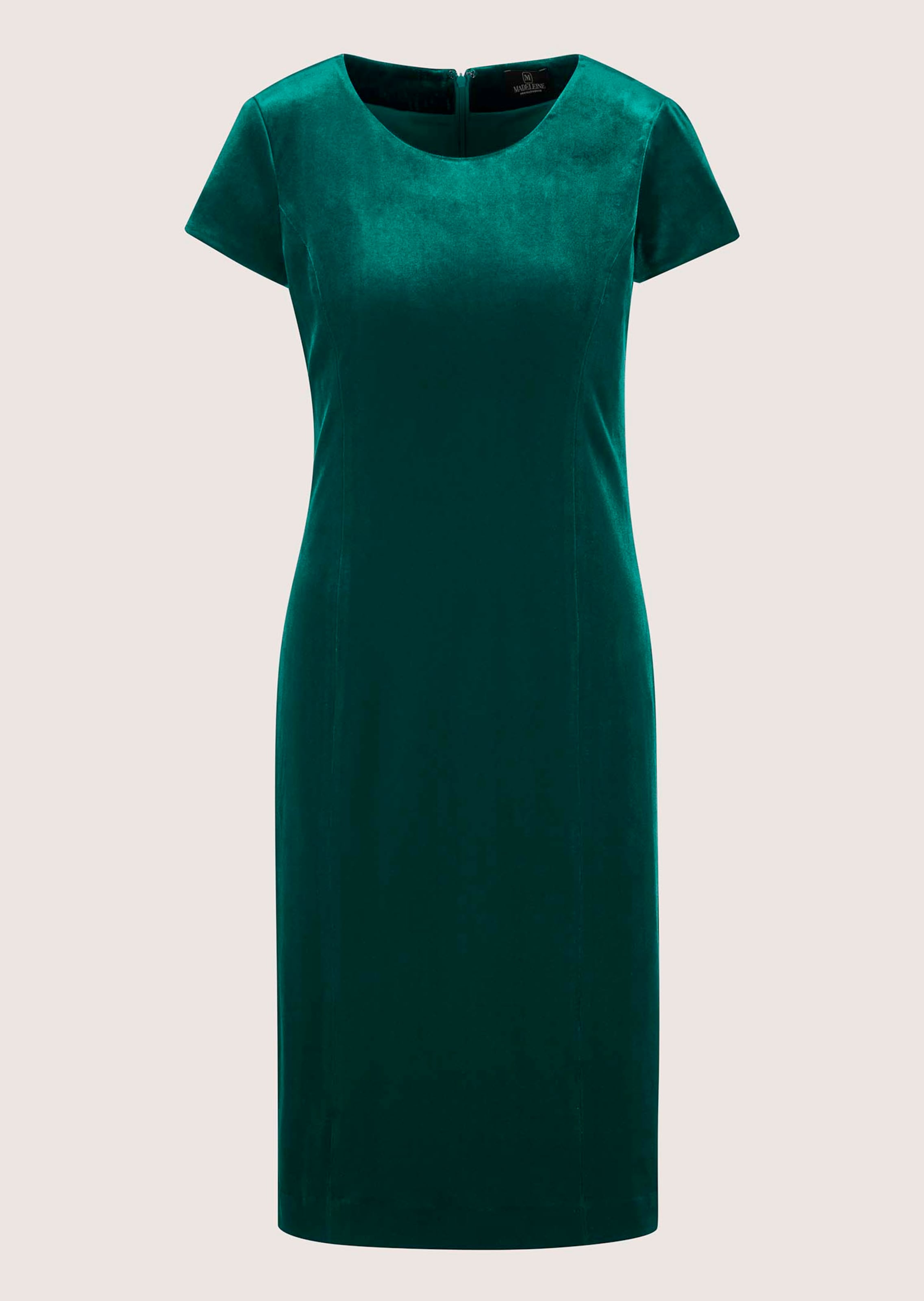 sachin and babi light blue dress Classic velvet sheath dress in dark green
