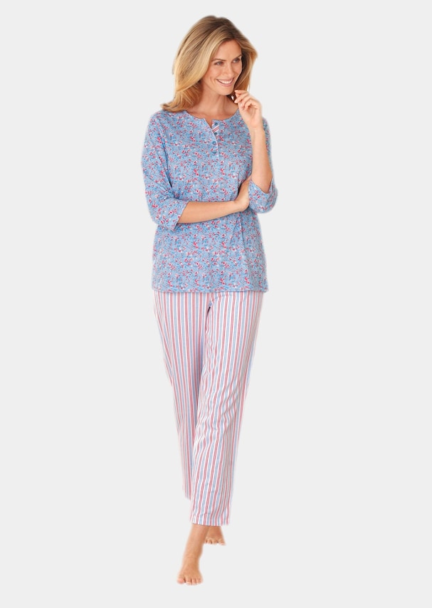 Kukkakuvioinen pyjaman yläosa 1