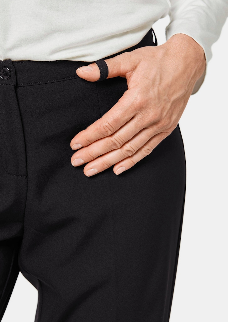 Pantalon avec passants de ceinture facile d'entretien 4