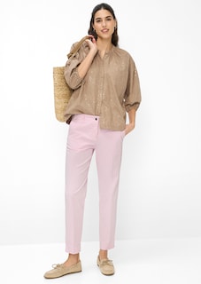 Bluse mit Blütenstickerei und Pailletten thumbnail 2