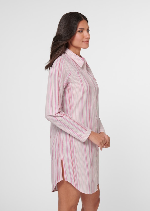Sleepshirt with woven stripes 3