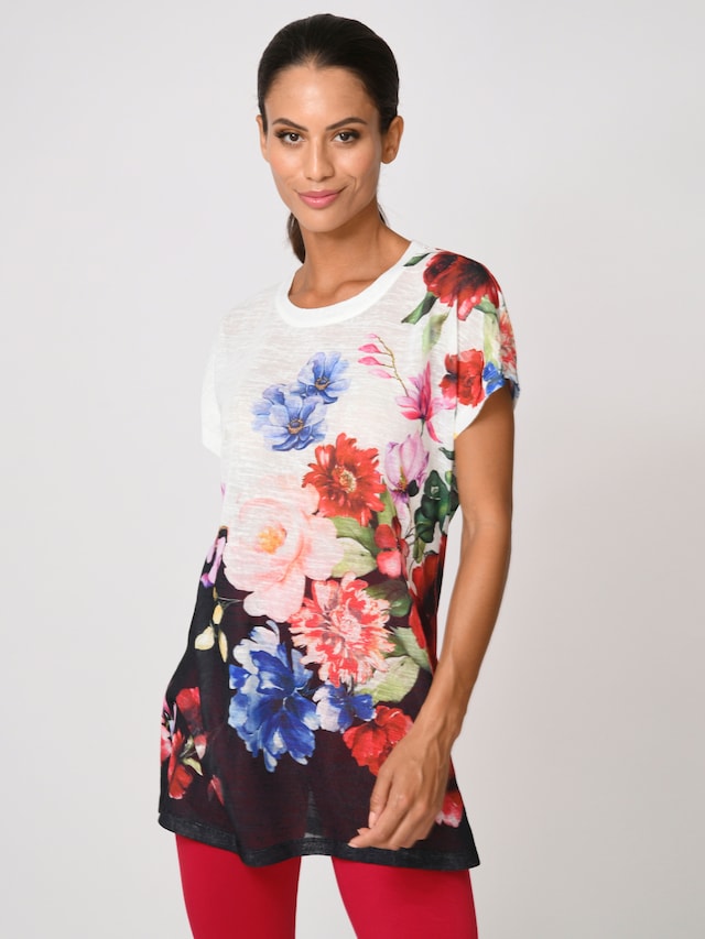 Longshirt aus transparenter Ware