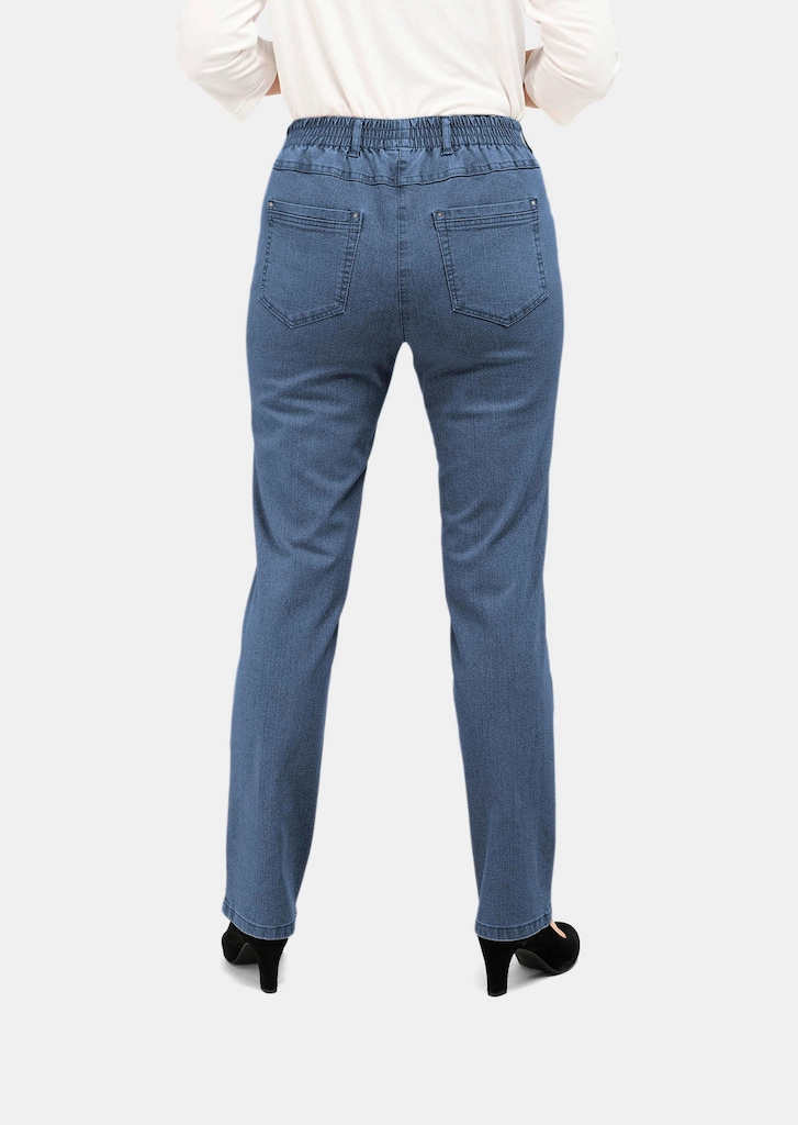 Klassieke jeans MARTHA met elastische tailleband 2