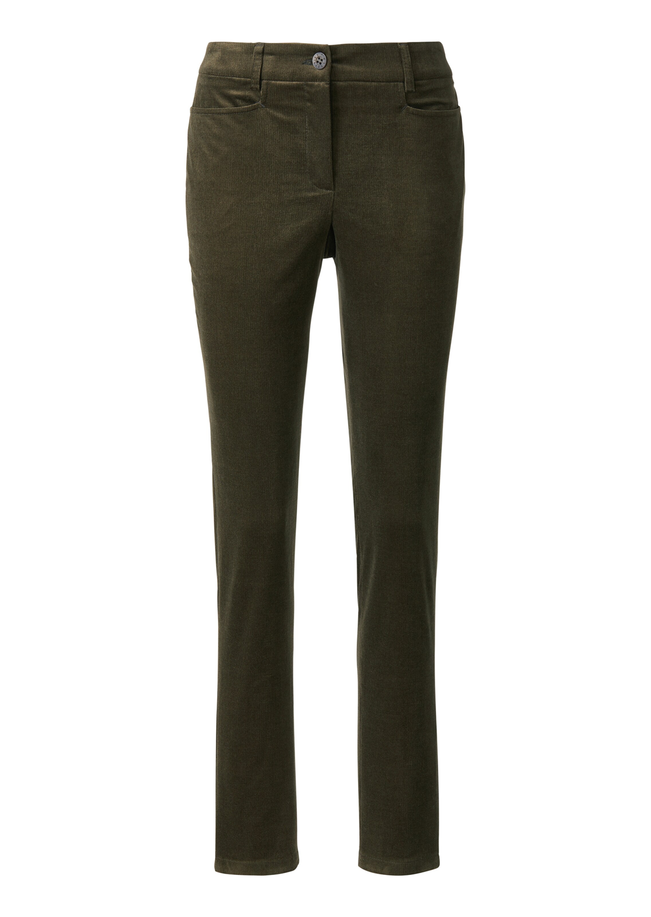 Elastische Feincord-Hose in schlanker Form