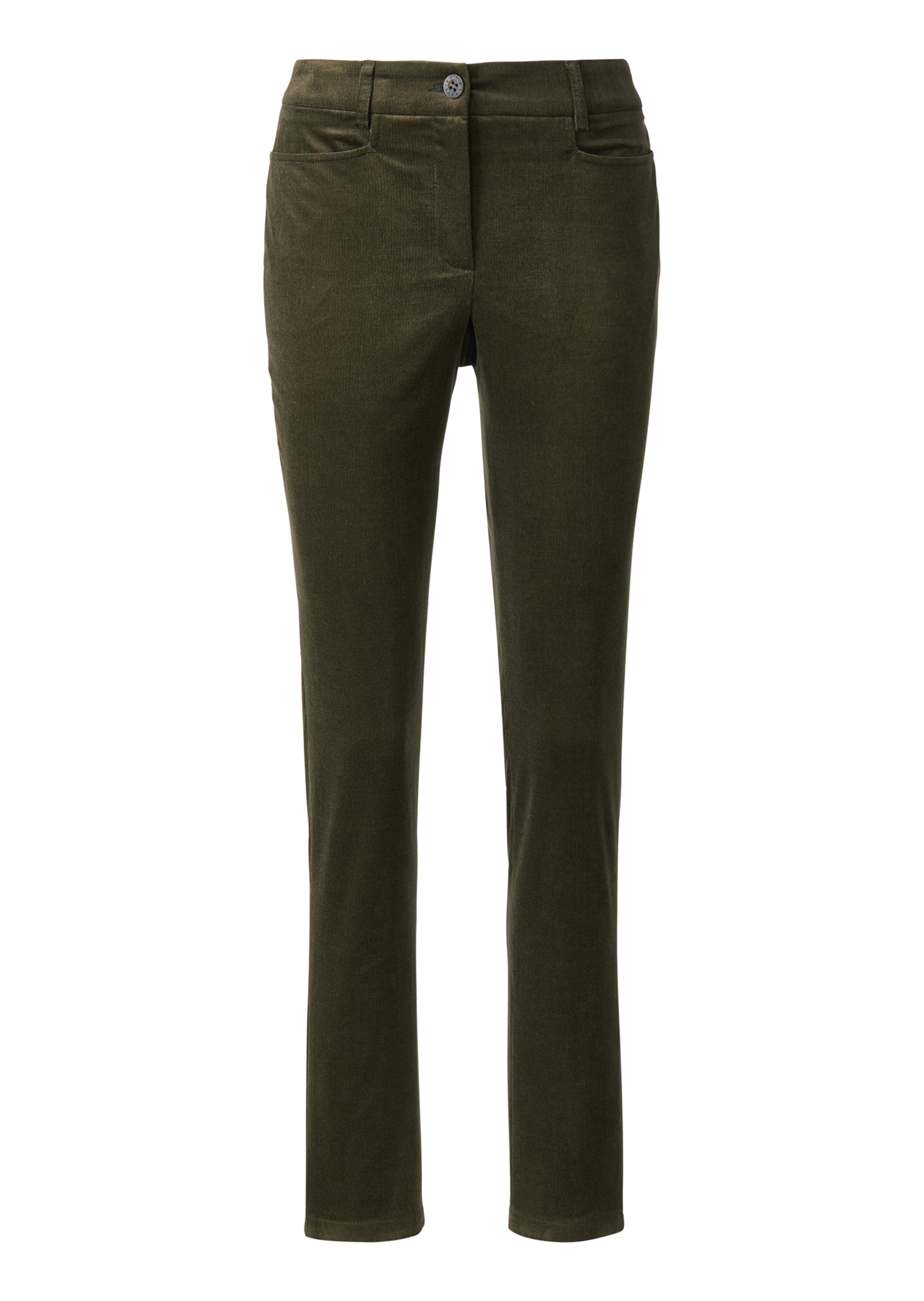 Elastische Feincord-Hose in schlanker Form