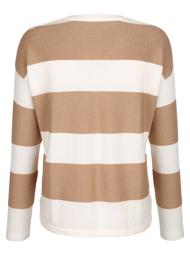 Pullover mit Streifendesign 5