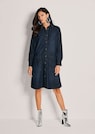 Fashionable denim dress in a shirt blouse style thumbnail 1