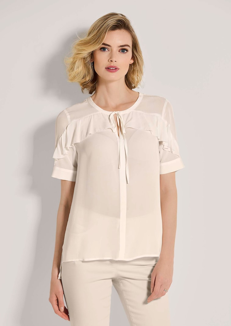 Halbarm-Bluse zum Schlüpfen