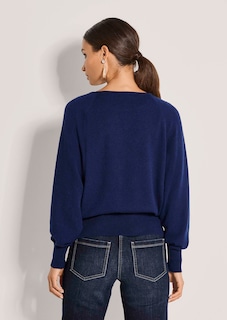 Kaschmirpullover mit Fledermausärmeln thumbnail 3