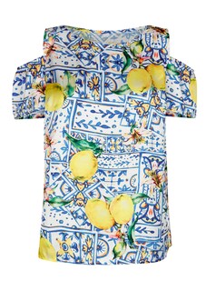 Bluse mit Cut-Outs an den Schultern thumbnail 6