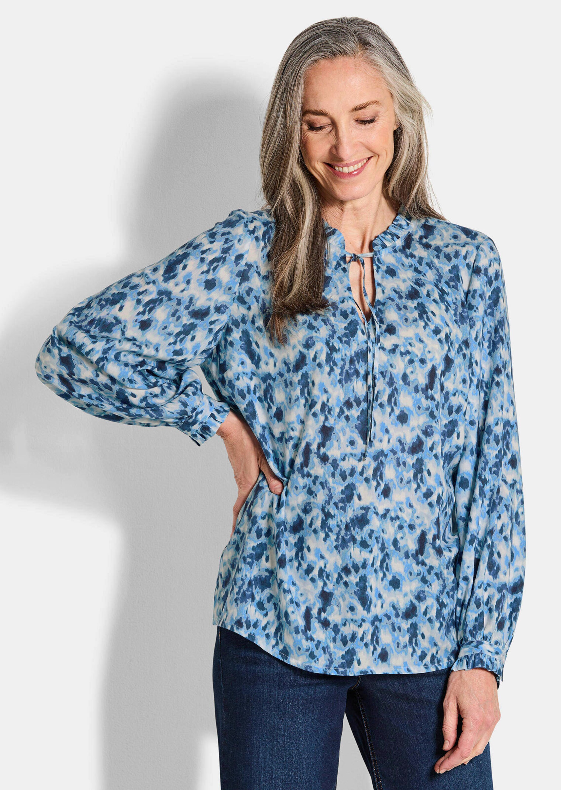 Gedessineerde blouse
