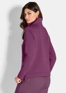 Veste sweat avec liens en satin thumbnail 2