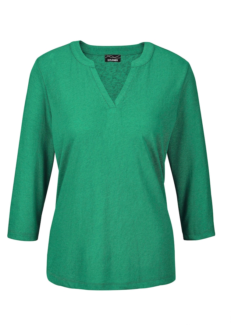 T-shirt en jersey de viscose aéré