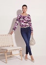 Blouse en viscose avec encolure bateau thumbnail 5