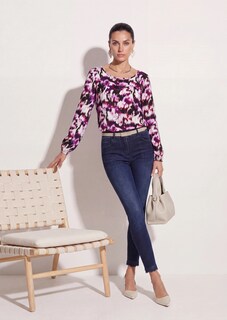 Blouse en viscose avec encolure bateau thumbnail 5