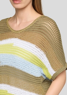 Pullover van grove tricot met glansgaren thumbnail 5