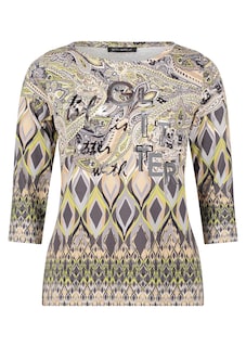 Paisley-Shirt aus Baumwolle und Modal thumbnail 6