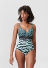 Badeanzug mit Animalprint thumbnail 1