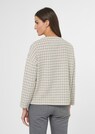 Sweatshirt with pepita pattern thumbnail 3