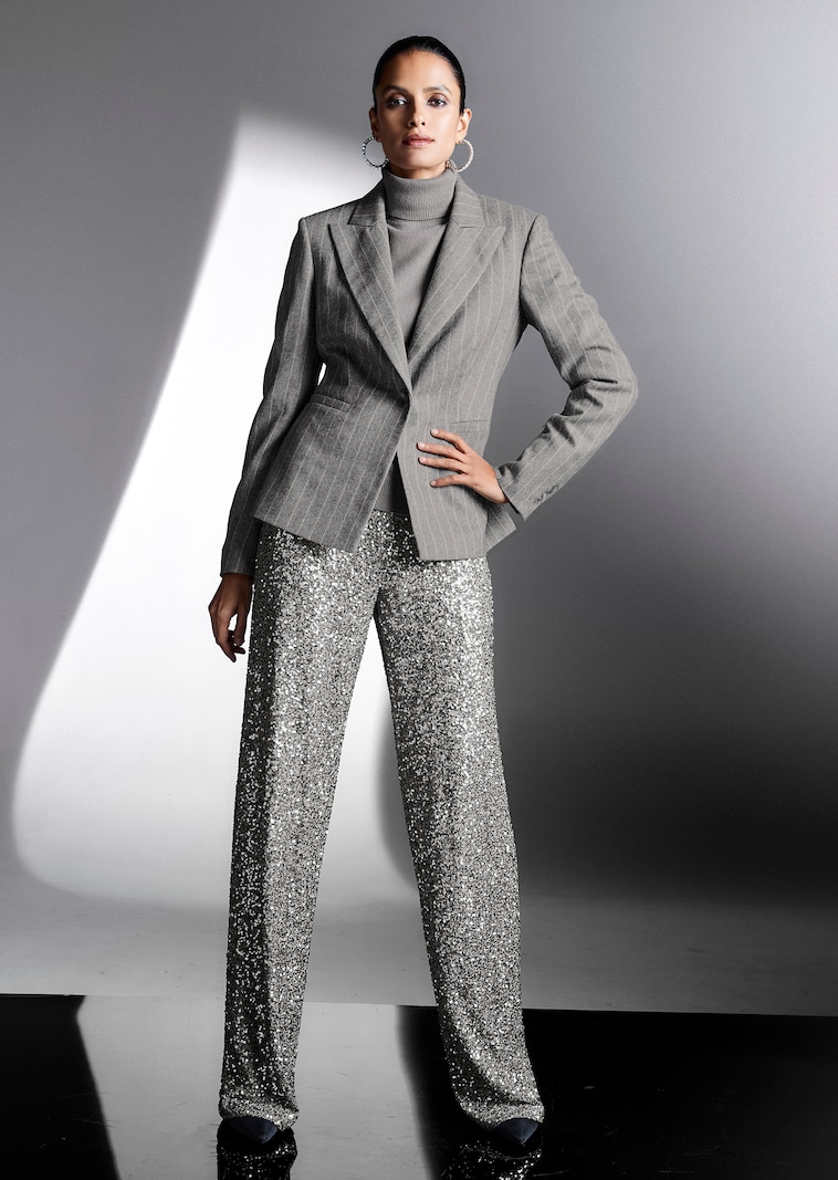 Trendstarker Nadelstreifen-Blazer