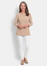 A-lijn tricot pullover met katoen thumbnail 2