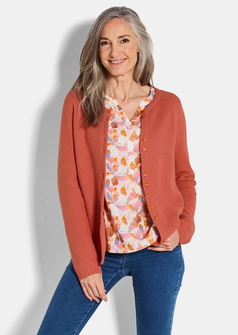 Veste en tricot pur coton