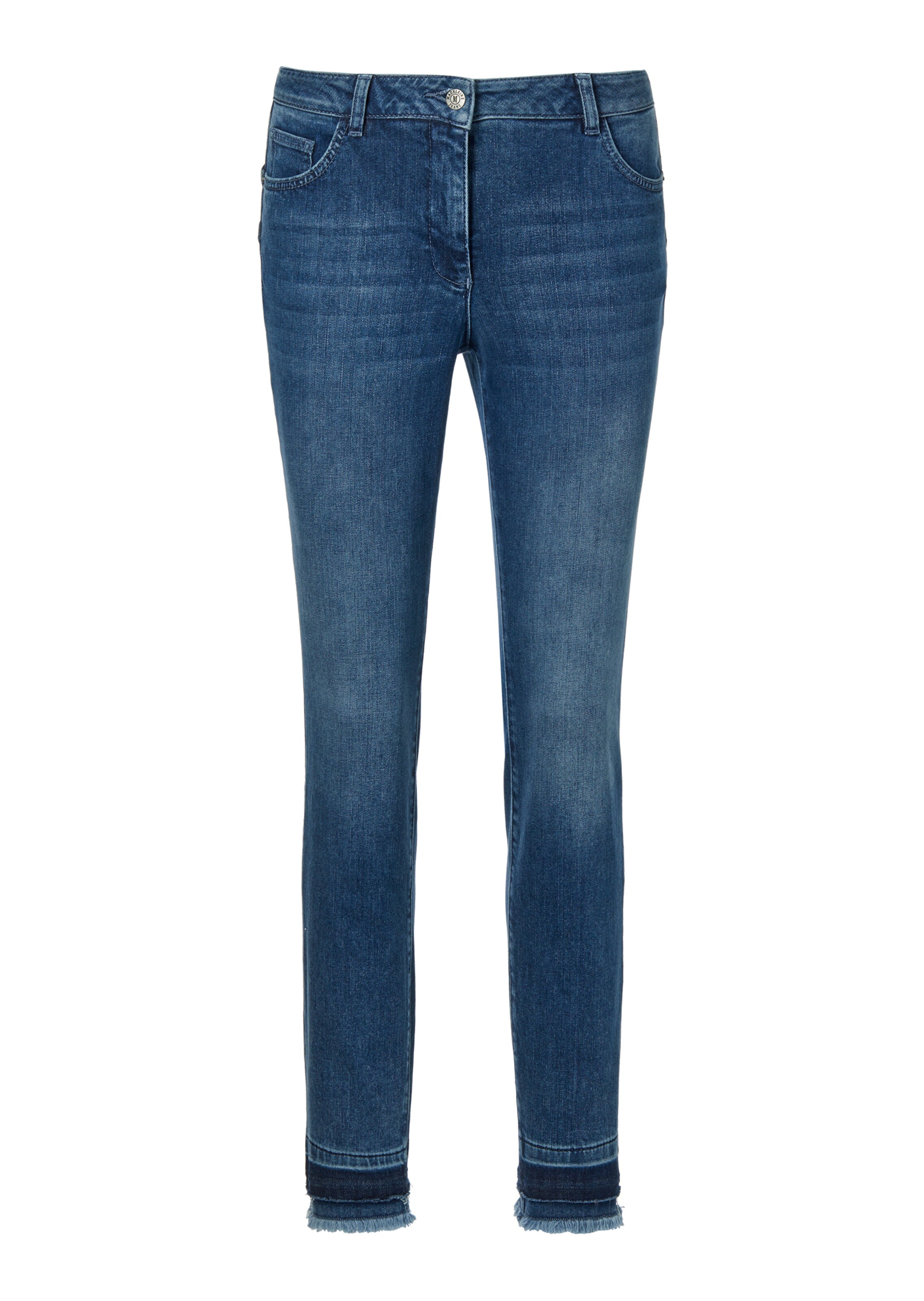 Jeans mit Fransensaum
