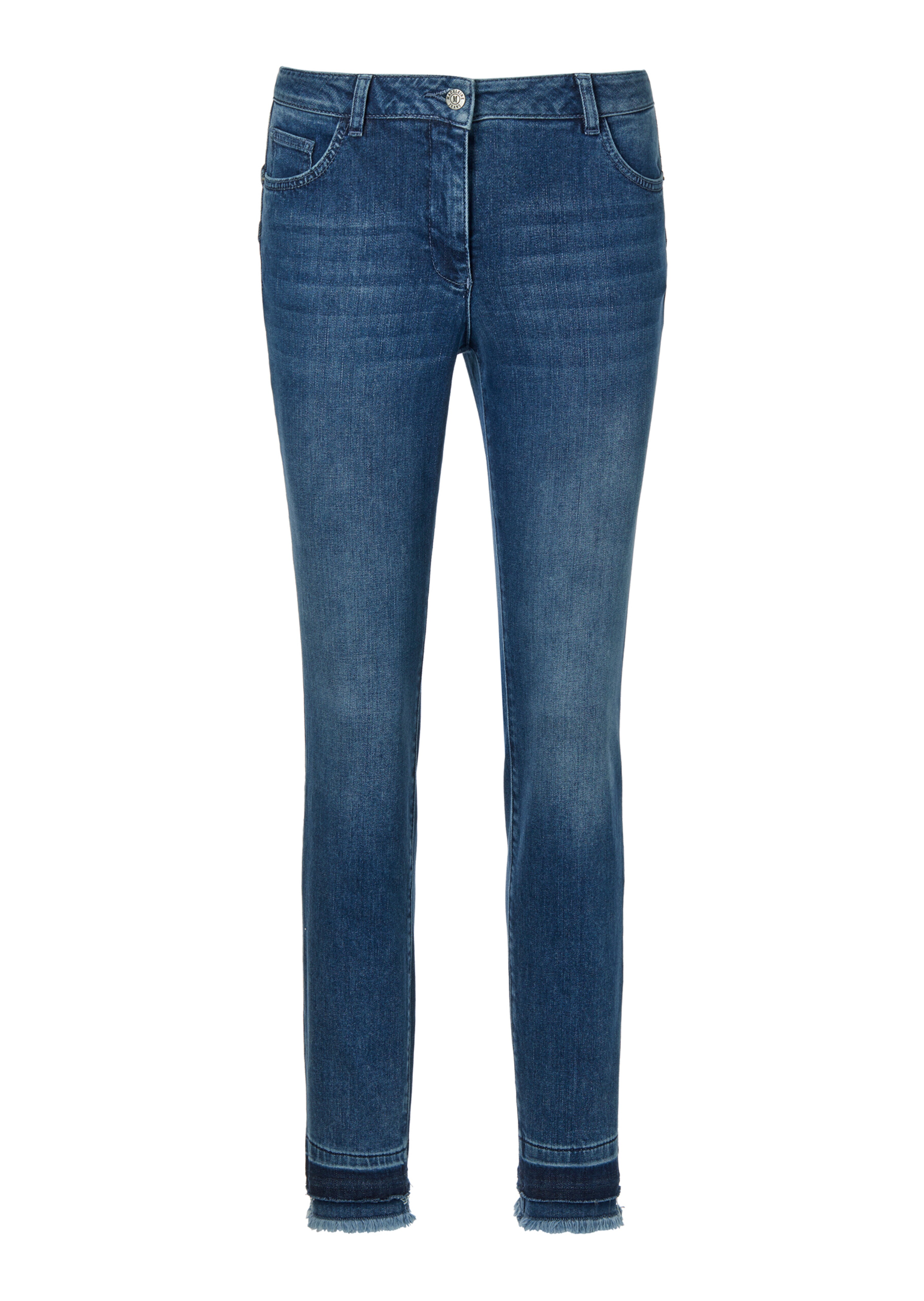 Jeans mit Fransensaum
