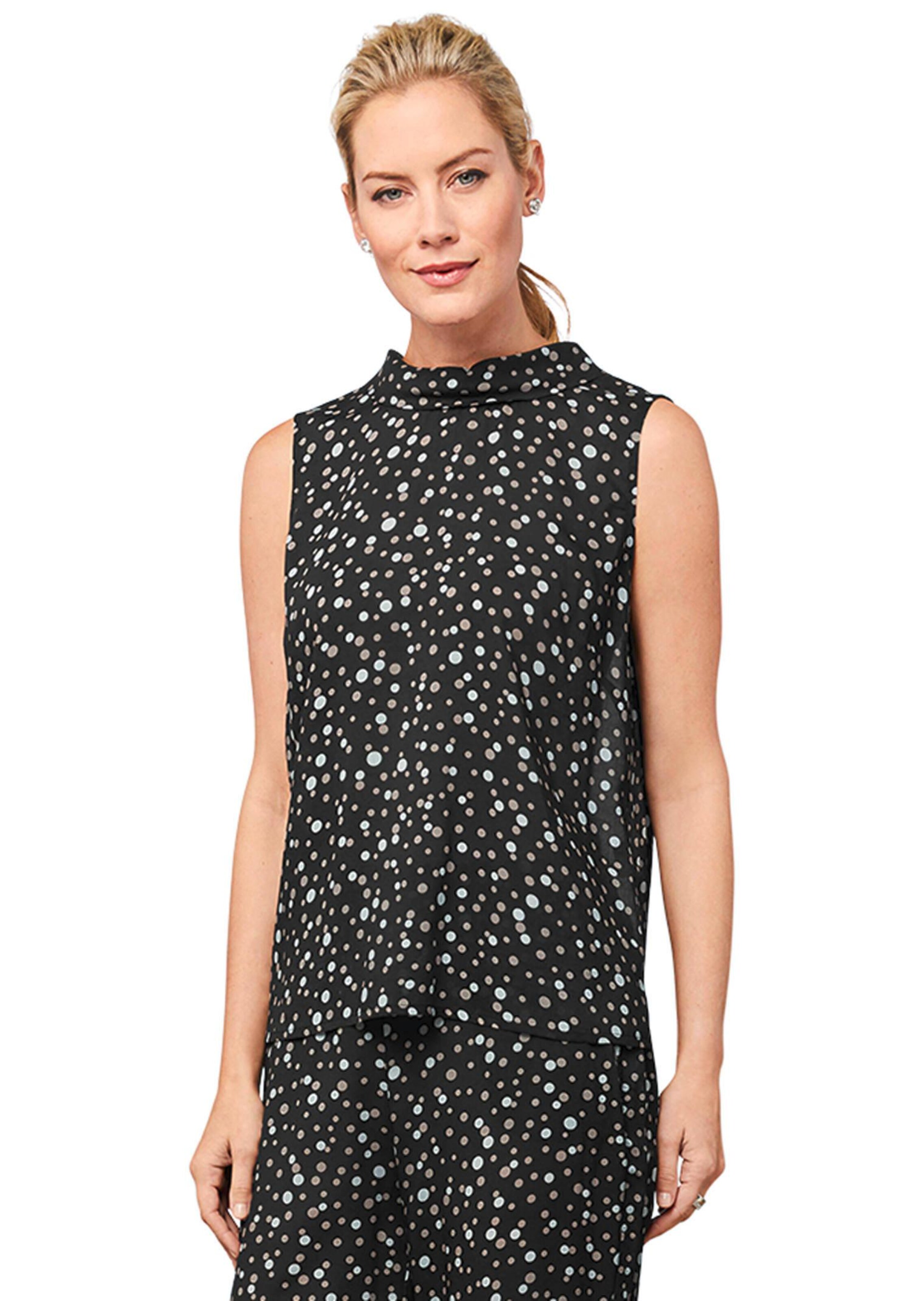 Elegantes Blusentop mit raffiniertem Ausschnitt-Detail