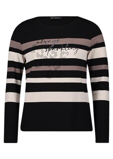 Jersey-Shirt mit Glitzersteinen thumbnail 6